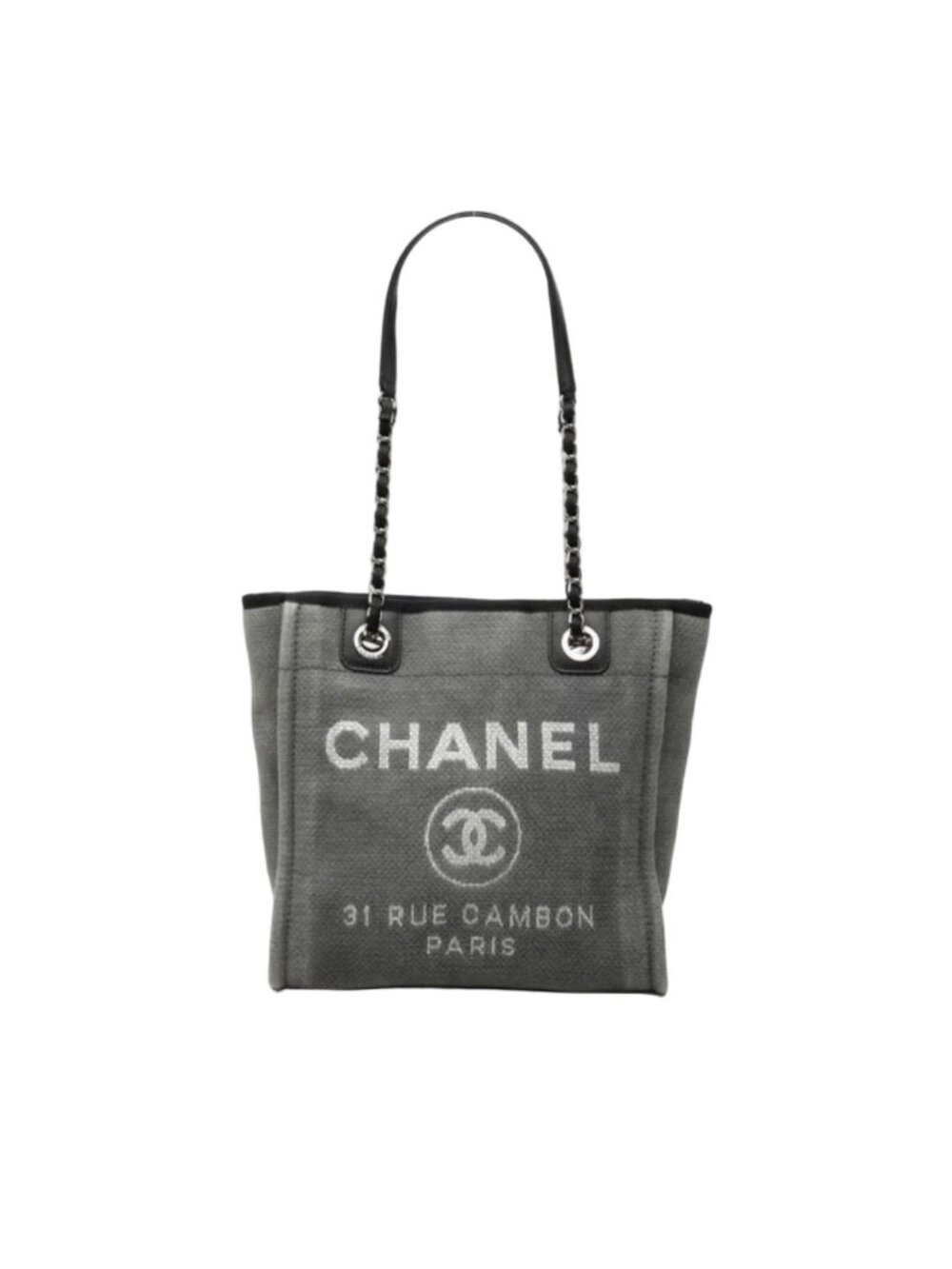 Chanel Deauville PM Chain Tote Shoulder